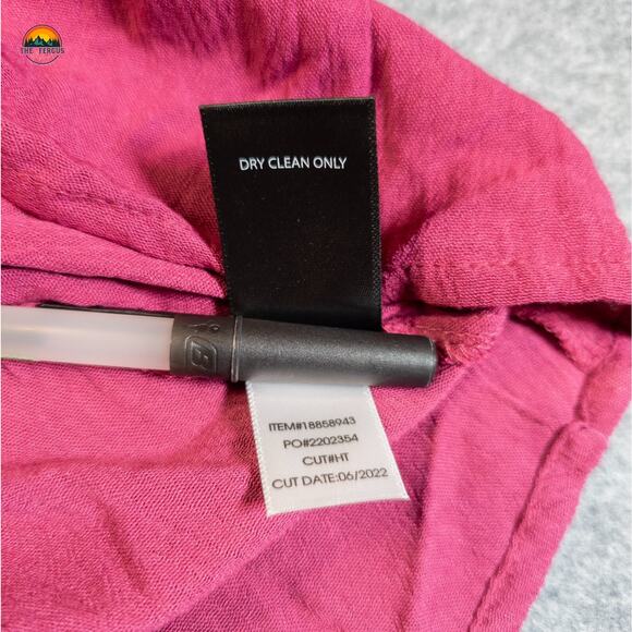 NWT Torrid Babydoll Blouse Top Pink Crinkle Gauze Boho Women's Plus Size 2 18/20 - Picture 8 of 8